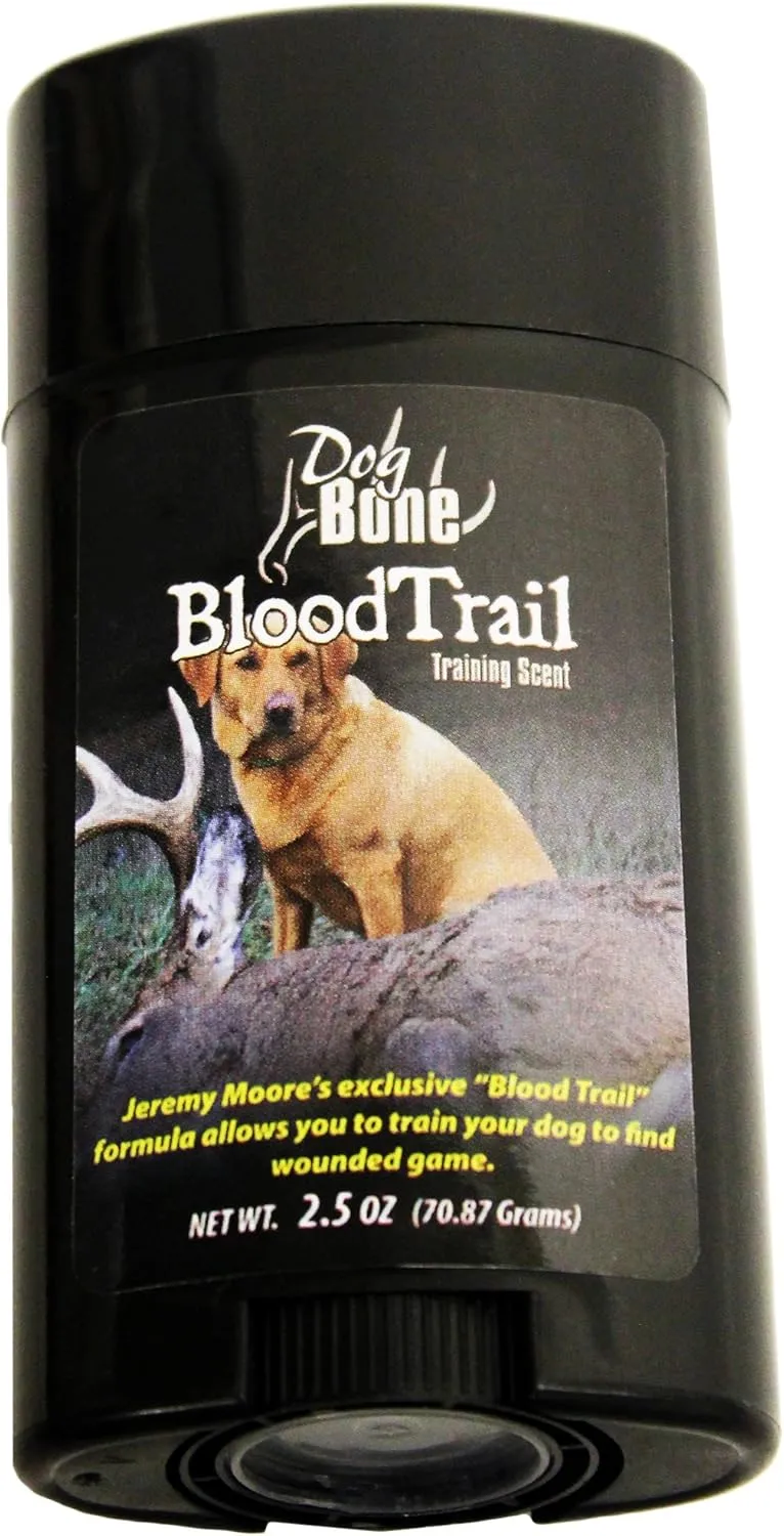 Conquest Scents DogBone Blood Trail Scent Stick – Dog Training Scent Wax, Weather, Water & Saliva Resistant Formula, 2.5 oz
