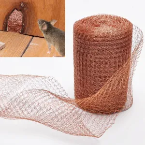 Copper Mesh Roll Rodent Control for Pest-50 ft x 5 in, Rustproof for Bat & Snails-DIY Hole Filler or Gardening