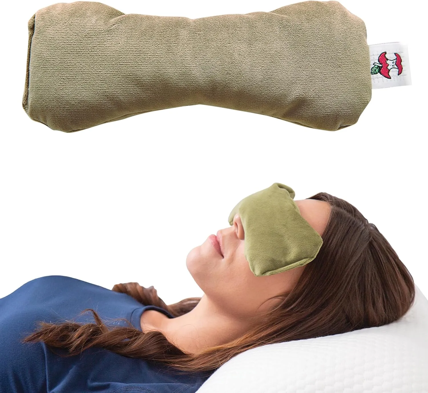Core Products MicroBeads Dry Eye Compress Microwave Activated, Fast Acting to Help Oil Gland Function, Dry Eye, Microwave Heating Pad, Plush Fabric, Reusable, Made in USA
