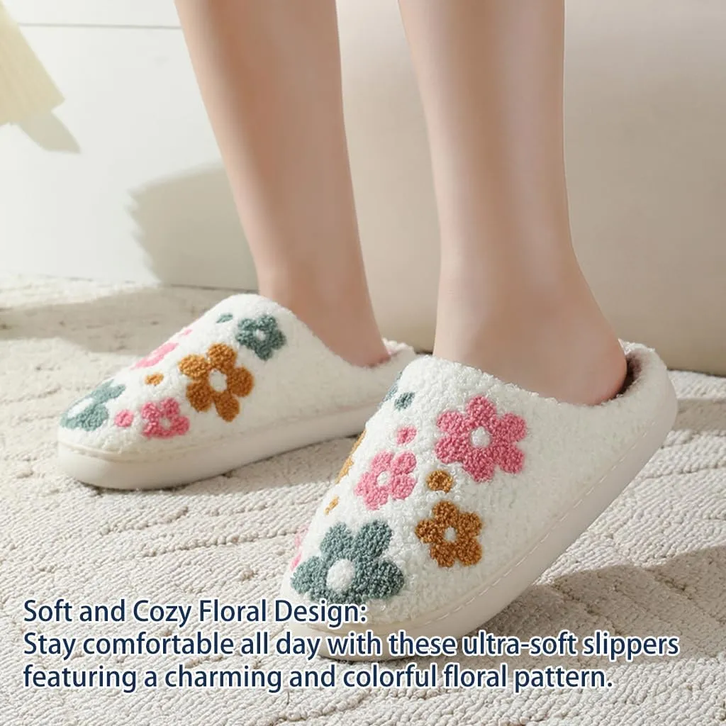 Cozy Furry Slippers for Women & Men, Bear Paw, Cat, Halloween, Christmas Designs, Warm Indoor Non-Slip Winter House Shoes