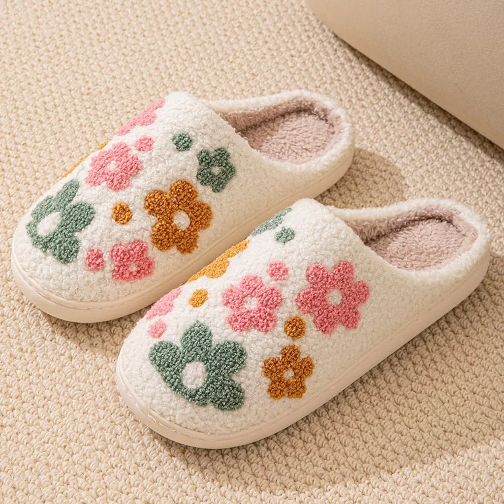 Cozy Furry Slippers for Women & Men, Bear Paw, Cat, Halloween, Christmas Designs, Warm Indoor Non-Slip Winter House Shoes