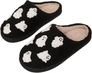 Cozy Furry Slippers for Women & Men, Bear Paw, Halloween, Christmas Designs, Warm Indoor Non-Slip Winter House Shoes