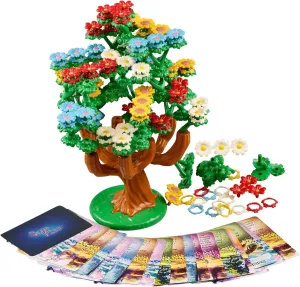 CrazyFlower-Family Brick Stacking Game, Light Strategy Cards Game, Grow Your Tree, Bloom Beautiful Flowers, and Compete for Victory | Fun for Family & Friends,2-4 Players, Ages 12 ,45 Minute Playtime