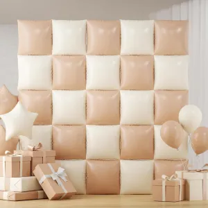 Cream Balloons Wall Tunnel Backdrop Double Sided Khaki Apricot Balloon Arch Garland Kit For Baby Shower Wedding Boho Birthday Party Decoration