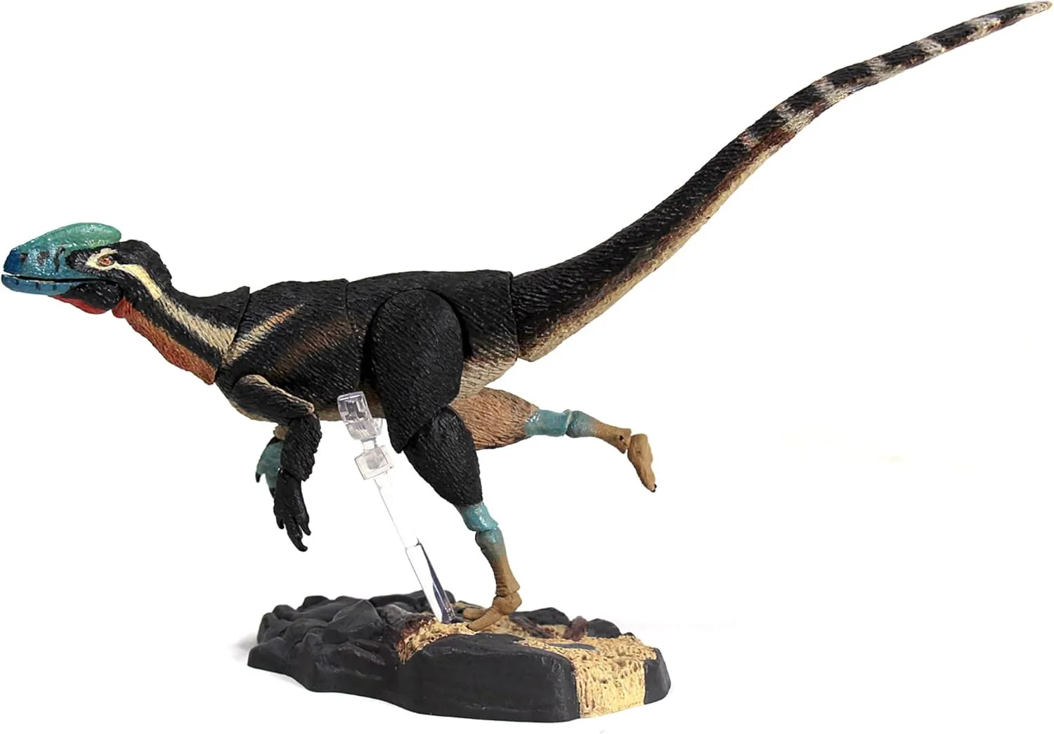 Creative Beast Studio Beasts of The Mesozoic: Guanlong Wucaii - 1/18th Scale T-Rex Dinosaur Action Figure - 8" Articulated Collectible Predator Miniature, Detailed Base