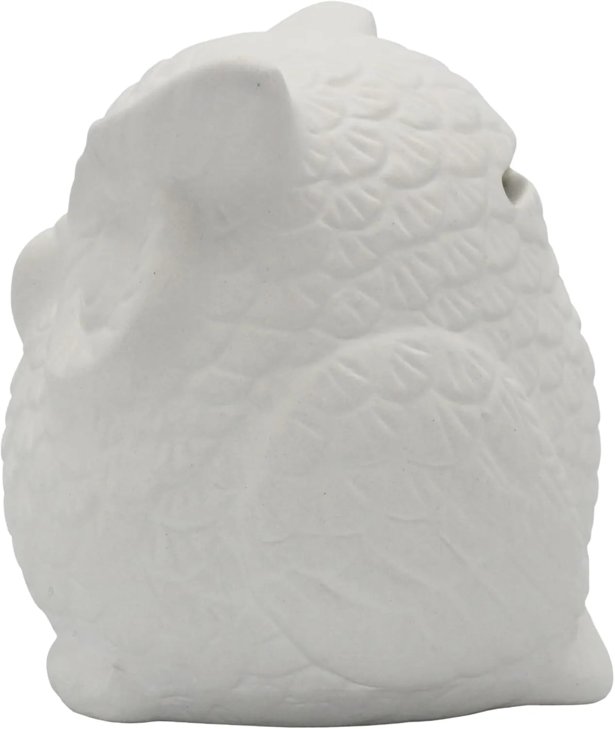 Creative Hobbies 4 Pack of Ready to Paint Ceramic Bisque Owl Shape Figurines - Includes Paint, Brushes and How to Guide | Owl