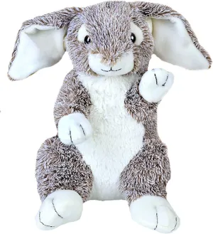 Cuddly Soft 16 inch Stuffed Gray & White Rabbit - We Stuff 'em...You Love 'em!