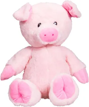 Cuddly Soft 16 inch Stuffed Pink Pig...We Stuff 'em...You Love 'em!