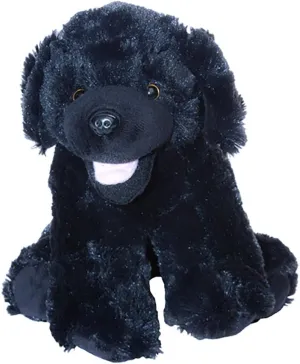Cuddly Soft 8 inch Stuffed Shadow The Black Labrador...We Stuff 'em...You Love 'em!