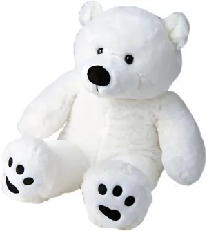 Cuddly Soft 8 inch Stuffed White Polar Bear...We Stuff 'em...You Love 'em!