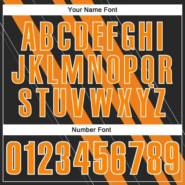 Customize Name,Custom Jersey, Polo Sport, Black Bay Orange-Neon Green 3D Bowling Geometric Shape Polo