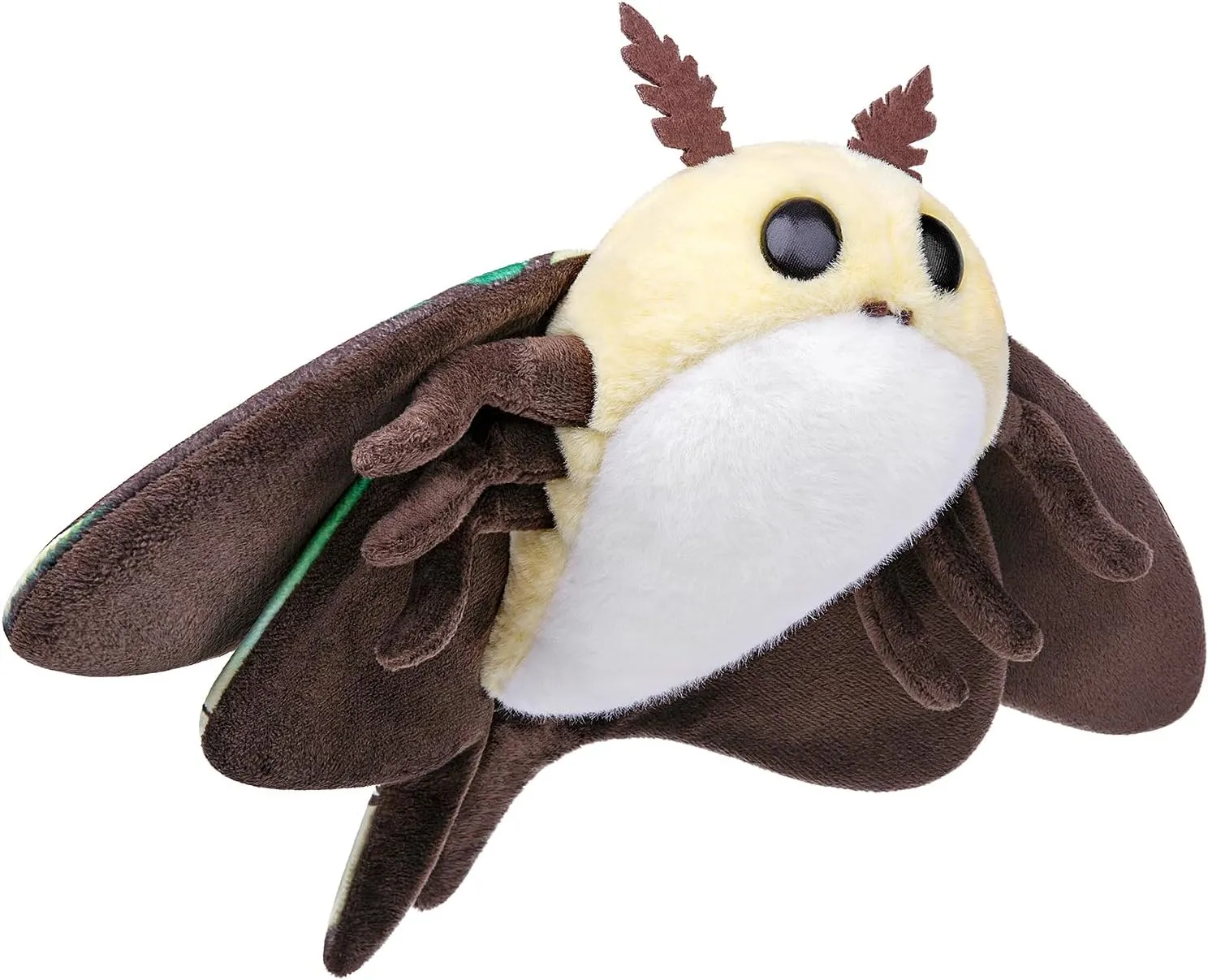 Cute Luna Moth Plush Toy, Moon Moth Stuffed Animals 11in, Handmade Big Mothman Insect Plushie Model Toy, Unique Plush Gift Collection for Kids