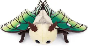 Cute Luna Moth Plush Toy, Moon Moth Stuffed Animals 11in, Handmade Big Mothman Insect Plushie Model Toy, Unique Plush Gift Collection for Kids