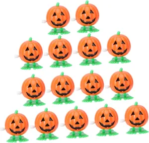 DECHOUS 15pcs Halloween Wind Up Pumpkin Funny Design Clockwork Playthings for Halloween Party Decoration and Fun Activities