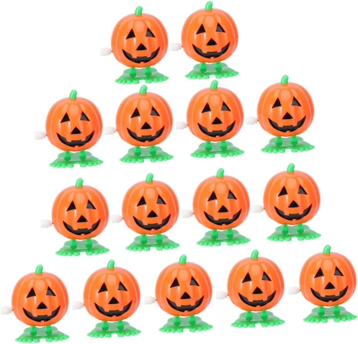 DECHOUS 15pcs Halloween Wind Up Pumpkin Funny Design Clockwork Playthings for Halloween Party Decoration and Fun Activities