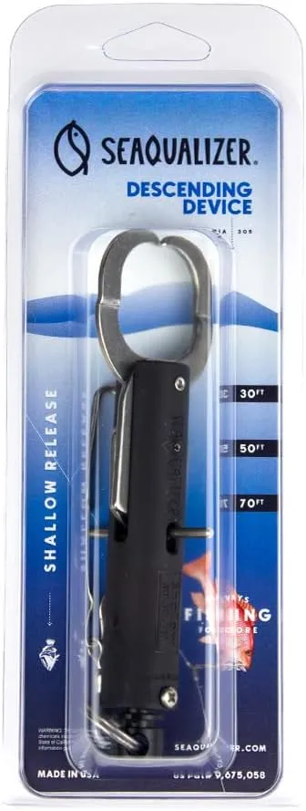 Descending Device - Shallow Water Release 30, 50, 70 feet NOAA Compliant and Most Reliable Fish Descending Tool Pressure Activated and Fail Safe