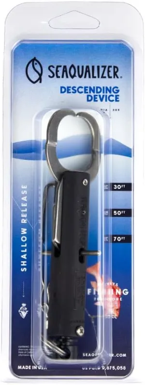 Descending Device - Shallow Water Release 30, 50, 70 feet NOAA Compliant and Most Reliable Fish Descending Tool Pressure Activated and Fail Safe