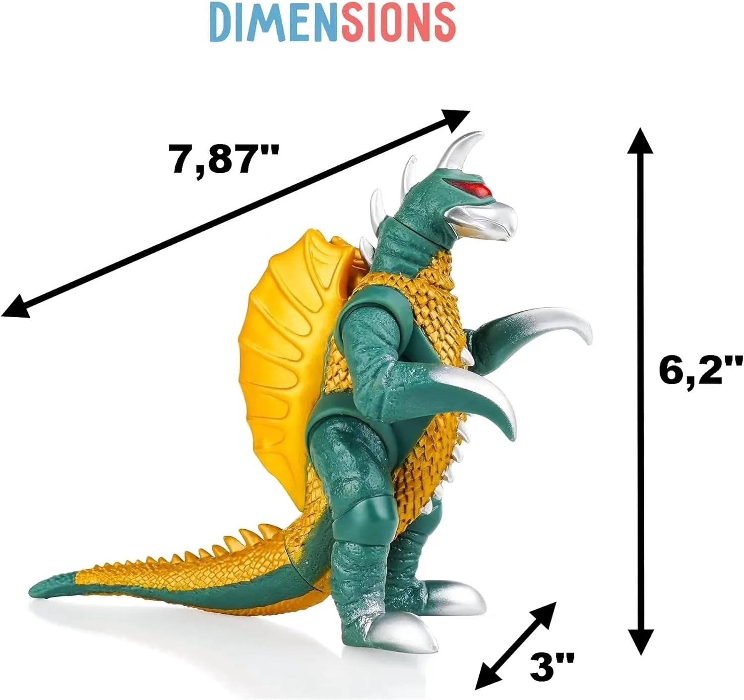 Destroyah Action Figures Toys, King of The Monsters Dragon Monster (Space Godzi and Gaigan)