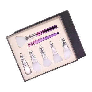 Didiseaon 1set Face Mask Applicator Brush Kit for Women Ergonomic Design Easy to Clean Beauty Tool for Skincare for Facial Masks and Hard Reach Areas
