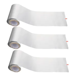 Didiseaon 3 Rolls Heavy Duty Salon 50m Aluminum Foil Sheets for Hair Highlighting No Scissors Needed