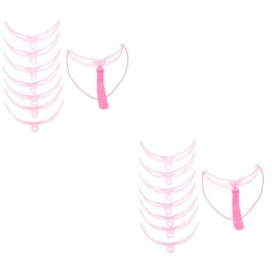 Didiseaon 6sets Convenient Eyebrow Tool Wear-resistant Replaceable Brow Stencils for Easy Shaping for Beginners and Professionals for Any Makeup Style