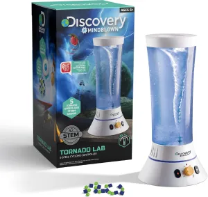 Discovery #MINDBLOWN Tornado Lab, 5-Speed Cyclone Controller, Educational Learning Activity Kit, Fun and Exciting Toy, STEM Experiment Set for Boys, Girls, Kids Ages 6 