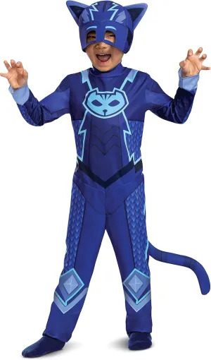 Disguise Catboy Costume for Kids, Official PJ Masks Megasuit Costume Jumpsuit and Mask