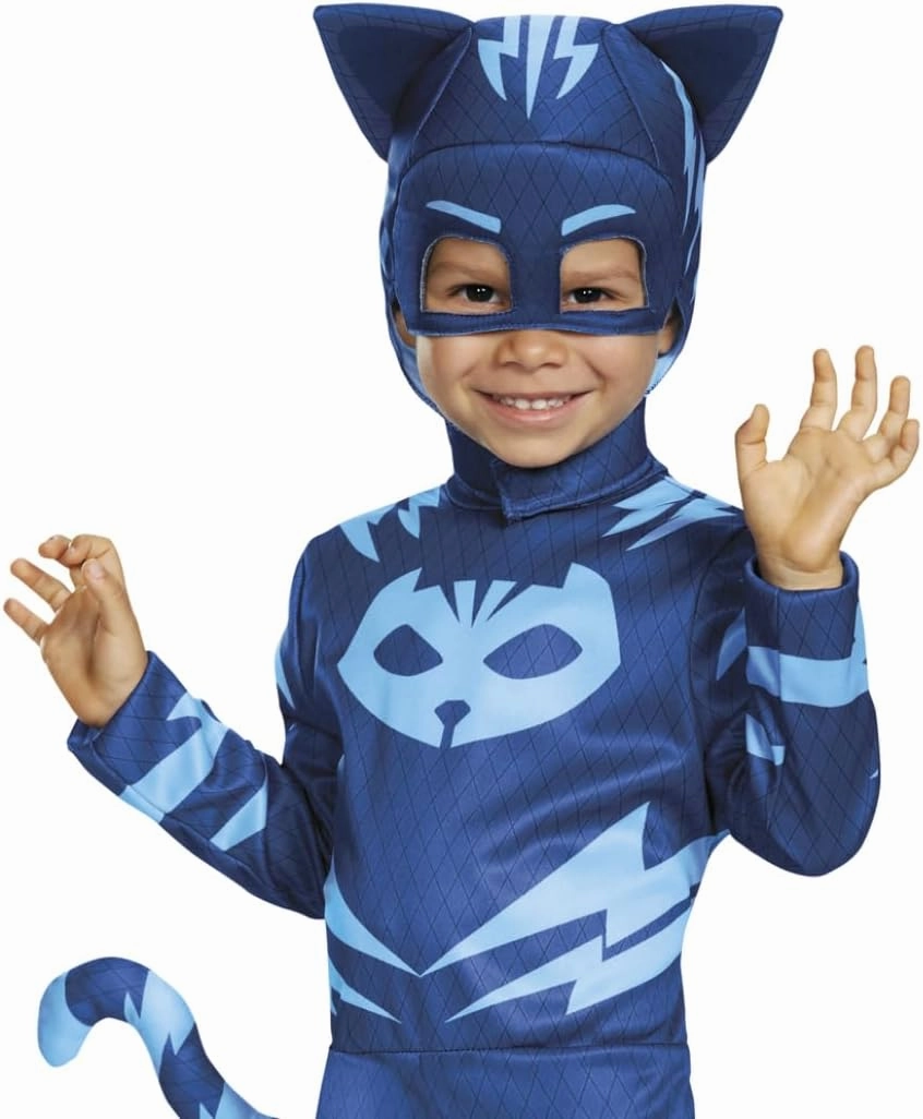 Disguise Catboy Costume for Kids, Official PJ Masks Costume Jumpsuit