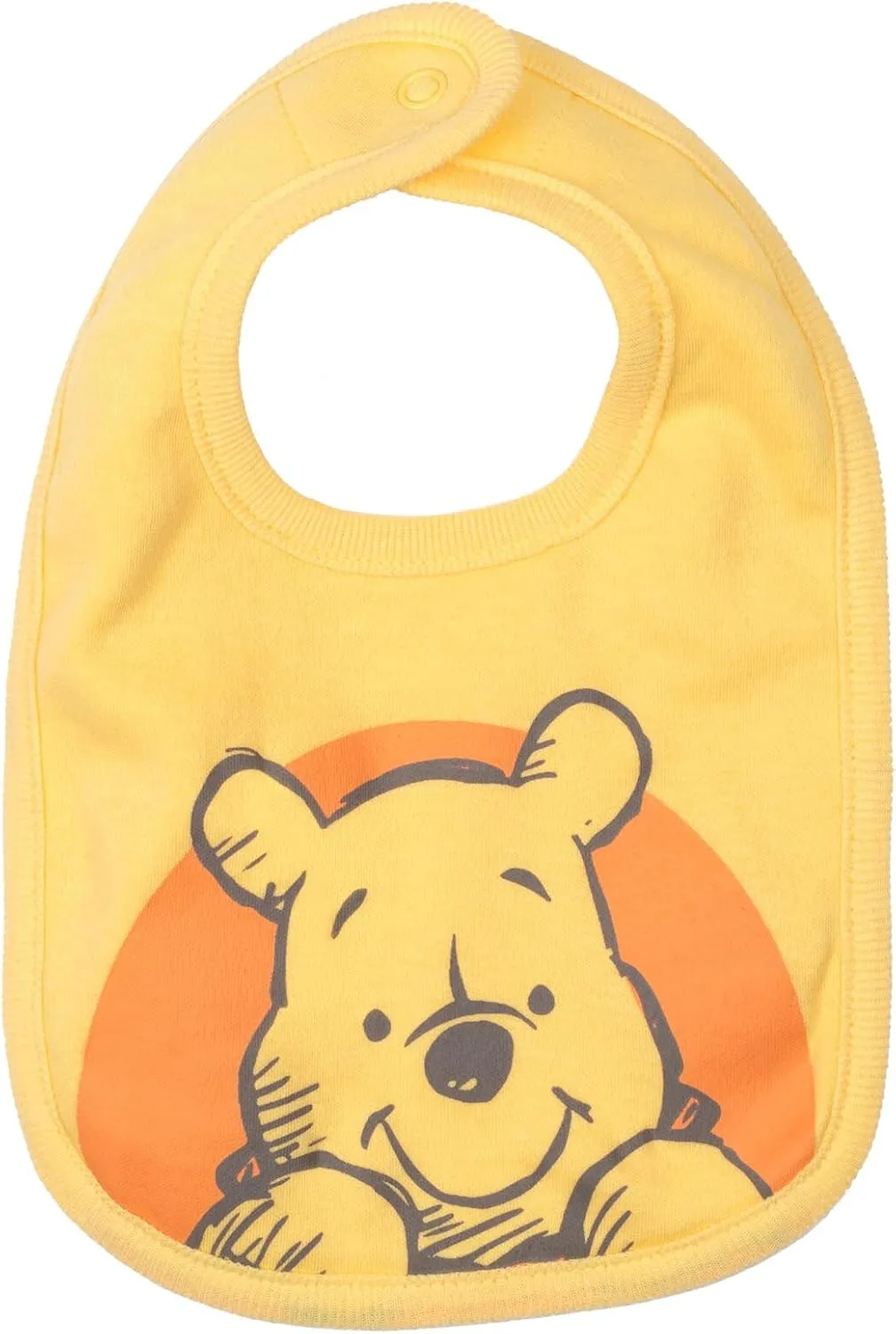 Disney Winnie the Pooh Baby Bodysuit Pants Bib and Hat 4 Piece Outfit Set Newborn to Infant