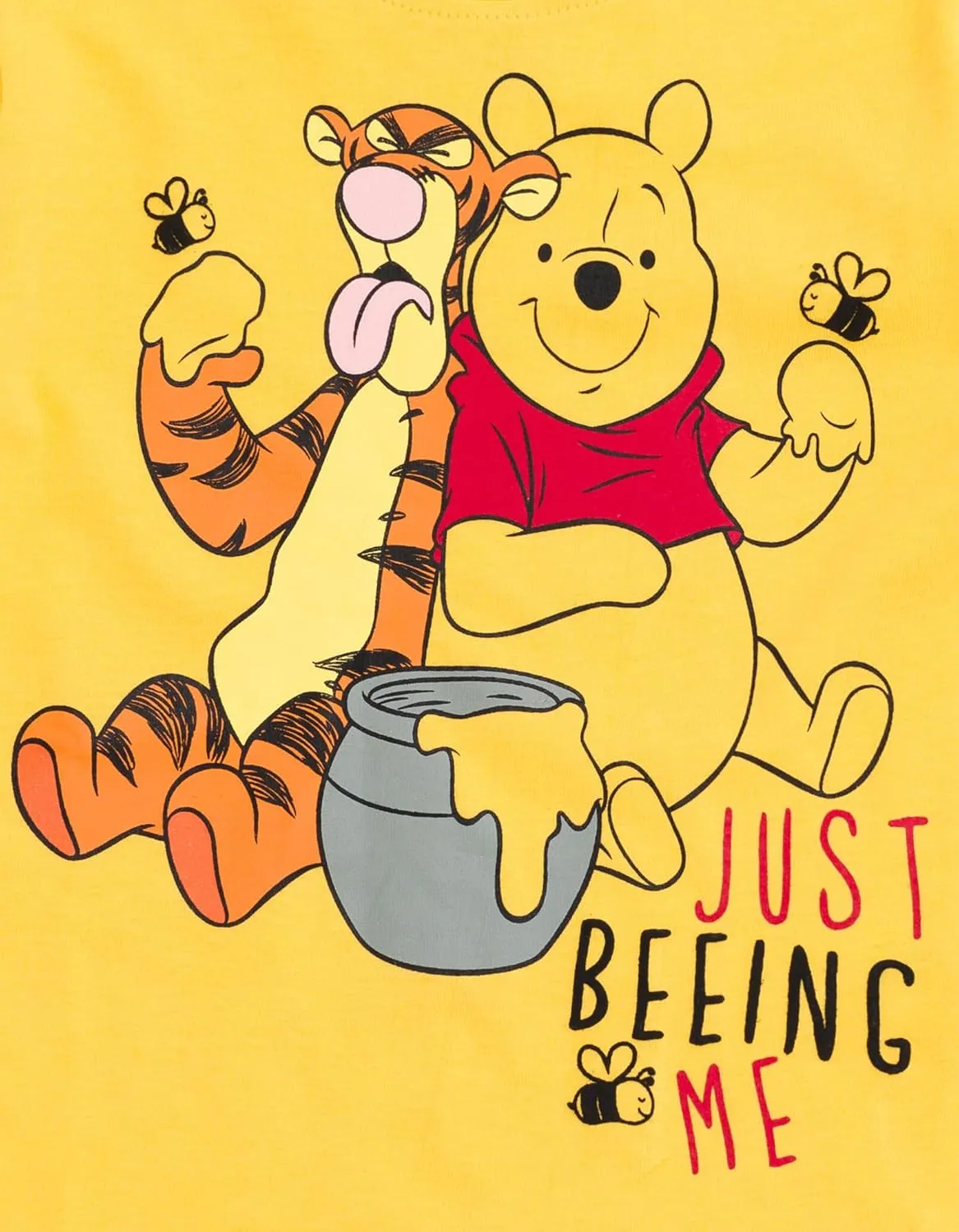 Disney Winnie the Pooh Mickey Mouse Tigger Pullover T-Shirt and French Terry Shorts Outfit Set Infant to Little Kid