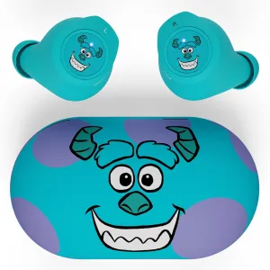 Disney/Pixar Monsters Inc Bluetooth Earbuds w/Charging Case- Wireless Headphones w/Built-in Mic  Up to 30 Hrs Playtime- Monsters Inc Gifts for Girls, Boys, Women, Men, All Fans of Disney Gifts