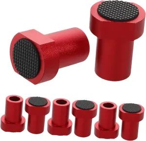 DOITOOL Woodworking Bench Accessory 8pcs Metal Nonslip Planing Stopper Reusable Workbench Dogs Secure Positioning Quick Adjustments for Woodworking