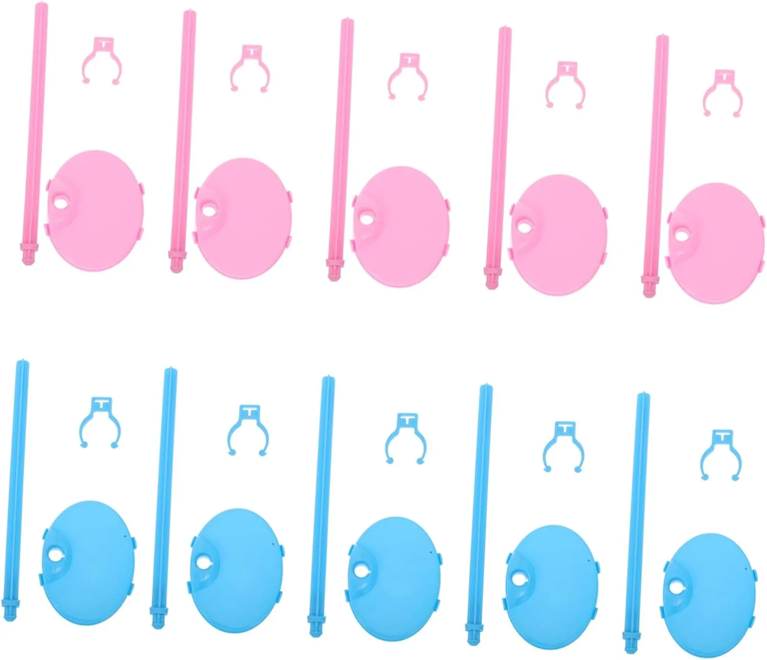 Doll Support Frame 20pcs Set Plastic Boys and Girls Creative Play Stands for Dolls