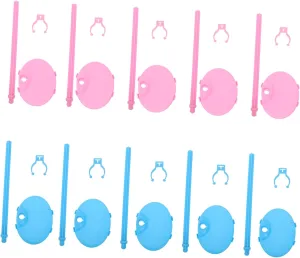 Doll Support Frame 20pcs Set Plastic Boys and Girls Creative Play Stands for Dolls