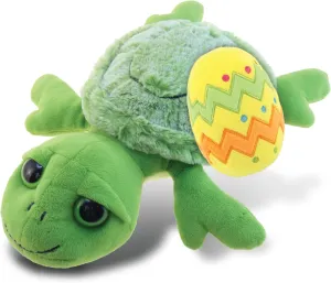 DolliBu Super Soft Sea Turtle with Yellow Easter Egg Plush and Name Personalization - Cute Stuffed Animals for Easter Basket, Easter Egg Stuffed Animal Spring Toys for Girls, Boy, Baby - 11 Inches
