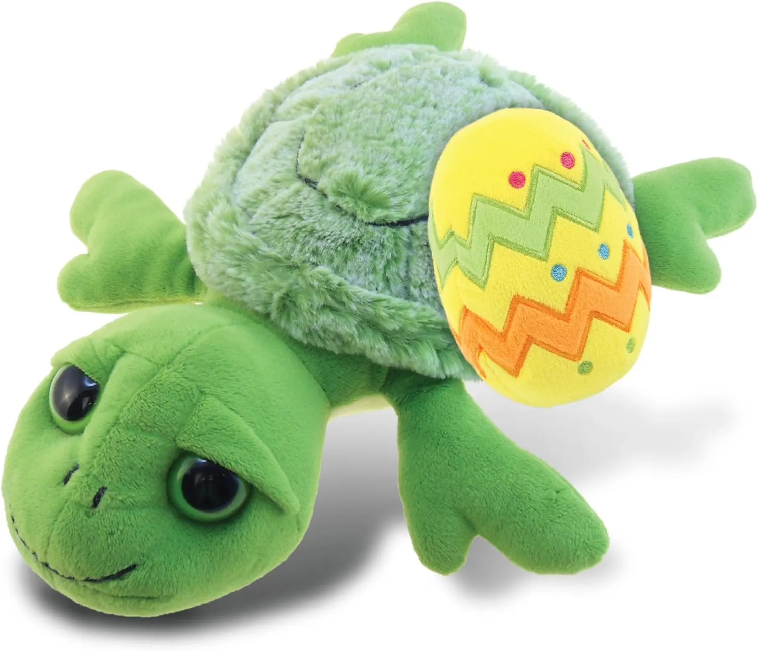 DolliBu Super Soft Sea Turtle with Yellow Easter Egg Plush and Name Personalization - Cute Stuffed Animals for Easter Basket, Easter Egg Stuffed Animal Spring Toys for Girls, Boy, Baby - 11 Inches