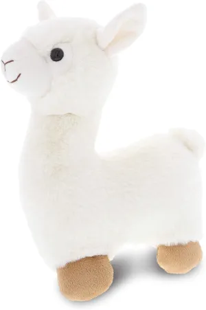 DolliBu Super Soft White Llama Stuffed Animal Plush Toy, Kids & Adults Huggable Cuddle Plushie Llama Gifts, Cute Stuffed Animals for Girls & Boys - 11 Inches