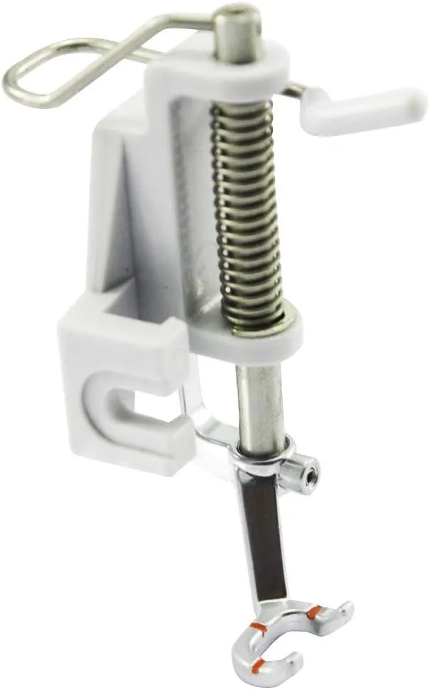 DREAMSTITCH 821064096 Snap On Open Toe Free Motion Spring Presser Foot for Pfaff Creative 2.0, 3.0, 4.0 Sewing Machine Alt: 821141096 821064096