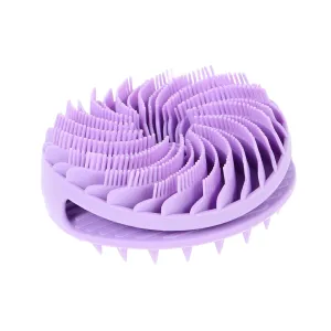 Dual Sided Body Brush Exfoliating Shower Loofah Deep Pore Cleansing Body Scrubber Soft Silicone Ergonomic Design for Sensitive Skin