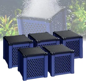Eco-Aquarium Water Purifier Cube, Horse Trough Water Filter Cube, Activated Carbon Livestock Water Purifier for Ponds, Fish Tanks, and Aquariums, Ultra-Strong Filtration & Absorption (5PCS)