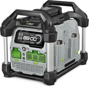 EGO POWER  Portable Power Station, 3000W, Battery Powered, Inverter Generator for Home and Outdoor, Battery and Charger Not Included - PST3040