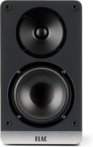 ELAC Debut ConneX 4-1/2" Powered Bookshelf Speakers with HDMI ARC, Pair of Bookshelf Speakers for Home Entertainment System, Black