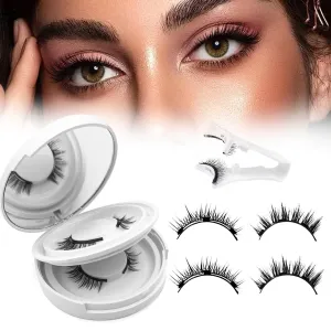 Elara Craft Magnetic Eyelashes,Magnetic Eyelashes with Applicator,2025 New Magnet Lashes Natural Look,Reusable Soft Lashes Kit No Glue Needed(06 03)