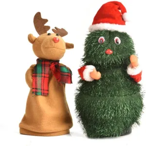 Electric Christmas Tree Doll S Claus Musical Toy - Rotating Dancing Funny Xmas Toy for Holiday Celebrations, New Year Party Gifts, Ideal Novelty Decoration for Kids & Family