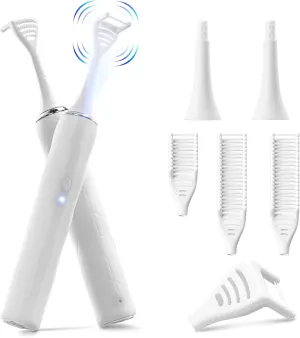 Electric Flosser for Teeth: with 4 Speeds and 50 Replacement Heads Instead of Water Floss and Floss Picks as Gum Stimulator,Tongue Cleaner,Dental Tools for Adults & Kids