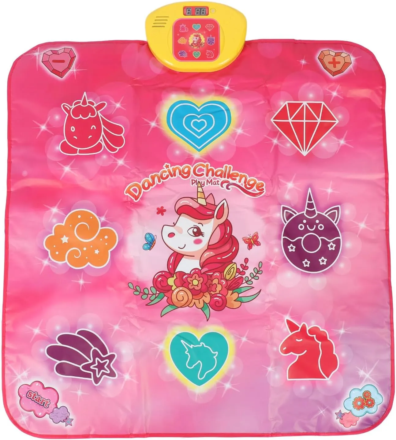 Electronic Dance Mat with Music | Touch Sensitive Dance Pad for Young Users/Adults | Multifunctional Exercise Mat & Piano | Portable, Sturdy PE/PP/ABS Material