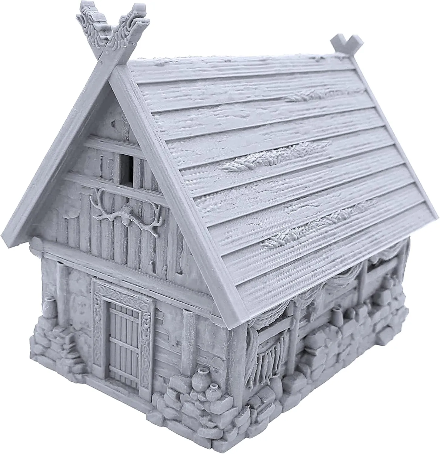 EnderToys Barbarian House by Printable Scenery, 3D Printed Tabletop RPG Scenery and Wargame Terrain 28mm Miniatures