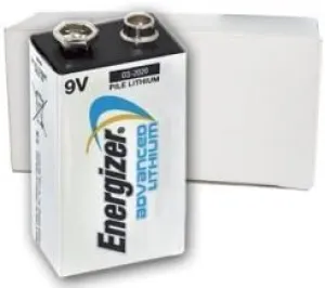 Energizer 12pk 9V Advanced Lithium Batteries LA522 Bulk