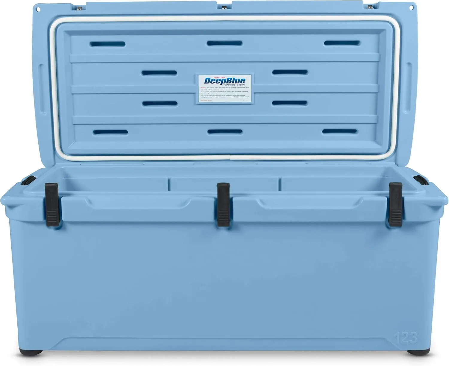 Engel Coolers ENG123 Cooler | 100 Can High Performance Durable Seamless Rotationally Molded Ice Box for Camping, Hunting, and Fishing