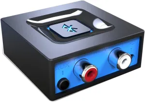 esinkin Bluetooth Audio Adapter for Music Streaming Sound System, Wireless Audio Adapter Works with Smartphones and Tablets, Bluetooth Receiver for Home Stereo
